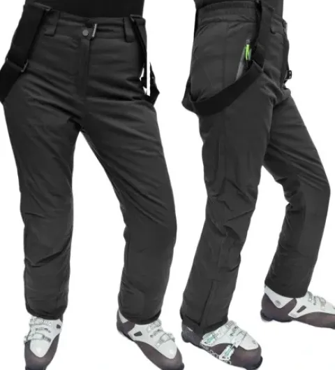 DAMSKIE SPODNIE NARCIARSKIE ZIMOWE SNOWBOARDOWE ZIMA CZARNE roz. XL