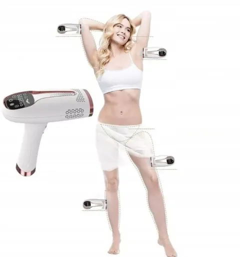 DEPILATOR IPL DO WŁOSÓW CIAŁA LASEROWY BIKINI NÓG DEPILACJA BEZBOLESNY