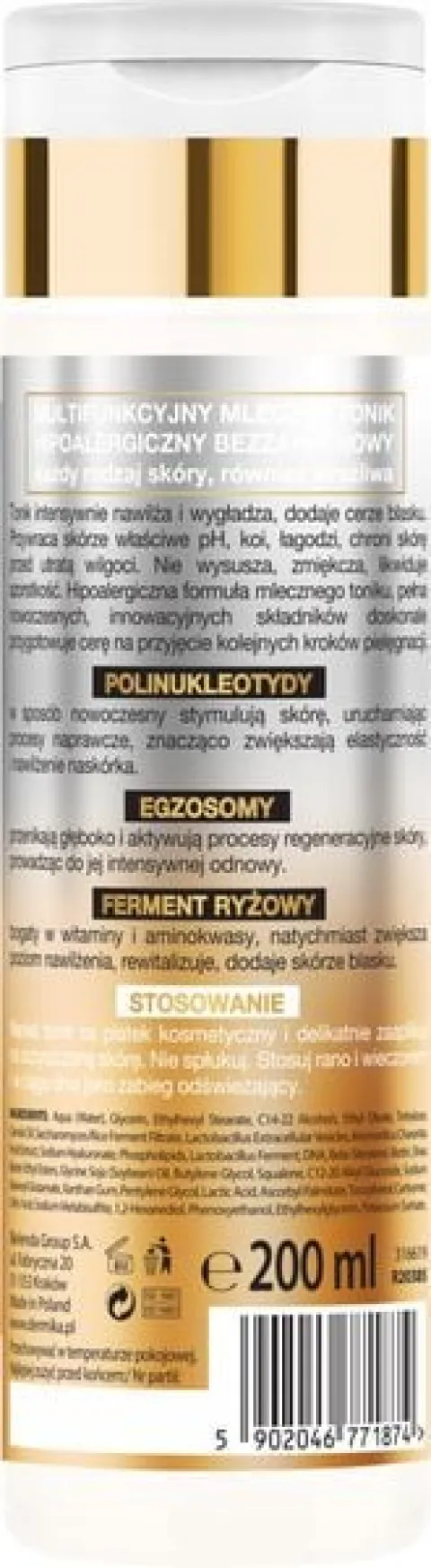 DERMIKA IMPERIAL MLECZNY TONIK DO TWARZY MULTIFUNKCYJNY 200 ML