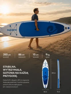 Deska do pływania SUP 350cm Barracuda 35.10