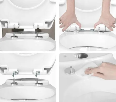 Deska Sedesowa WC Wolnoopadająca Uniwersalna do KOŁO ROCA CERSANIT