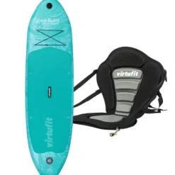 Deska SUP VirtuFit Cruiser 305 turkusowa – z siedziskiem, wiosłem i torbą