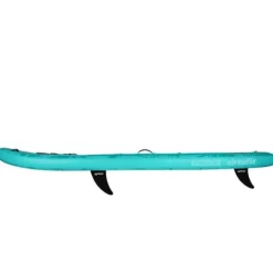 Deska SUP VirtuFit Surfer 305 – turkusowa, osłona przeciwwiatrowa, akcesoria