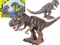 Dinozaur Na Baterie Tyranozaur Rex Chodzący Brązowy