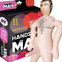 Dmuchana Męska Lalka z Penisem 18cm Pompowana Sex Lalka Faceta Mężczyzny
