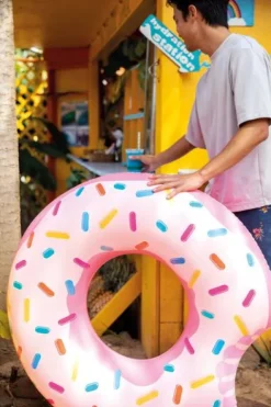Dmuchane koło do pływania cukierkowy donut 94x23 cm INTEX 56265