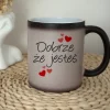 Dobrze, że jesteś - magiczny kubek z brokatem na prezent DLA ŻONY DLA MĘŻA