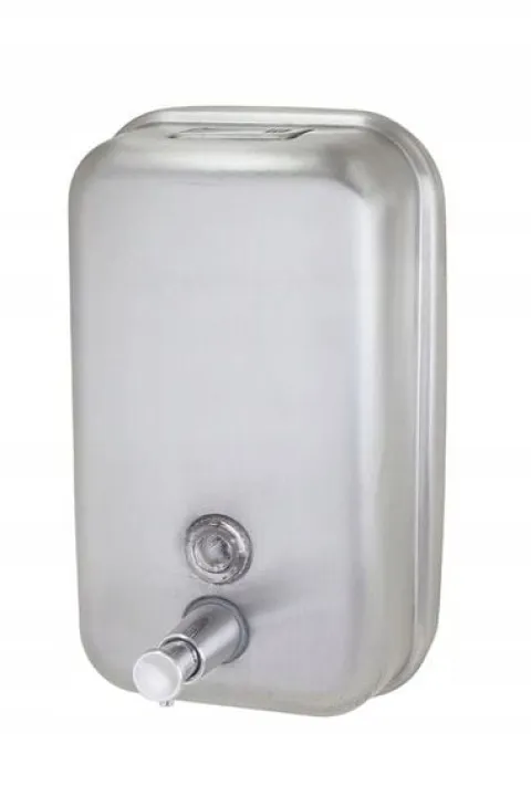 Dozownik mydła stal nierdzewna 500 ml INOX matowy