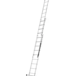 Drabina aluminiowa z opcją na schody 3x9 HIGHER 5,06m Hobby 150kg