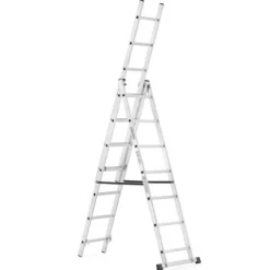 Drabina aluminiowa z opcją na schody 3x7 HIGHER 4,25m Home 150kg