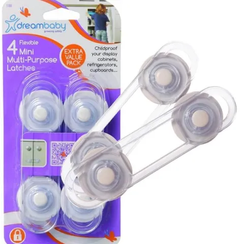 DREAMBABY Przyssawki zabezpieczające szafki 4 sztuki