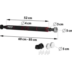 Drążek do podciągania rozporowy 60-85 cm NS-311