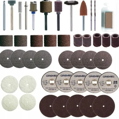 DREMEL 3000 + 45 akcesoriów + 3 przystawki + WALIZKA