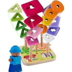 Drewniana zabawka sorter - układanka RK-866 Ricokids