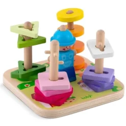 Drewniana zabawka sorter - układanka RK-866 Ricokids