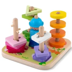 Drewniana zabawka sorter - układanka RK-866 Ricokids