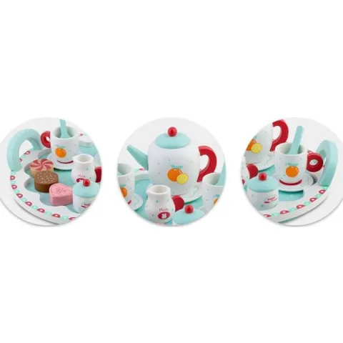 Drewniana zabawka zestaw do herbaty RK-869 Ricokids