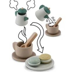 Drewniany zestaw do herbaty NK-864 Nukido