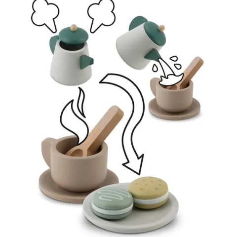 Drewniany zestaw do herbaty NK-864 Nukido