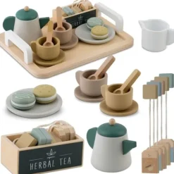 Drewniany zestaw do herbaty NK-864 Nukido