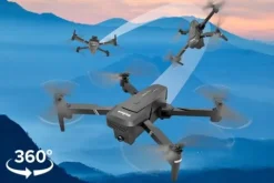 Dron z KAMERĄ AKROBACJE 3 TRYBY auto TRIM powrót GESTY żyroskop APLIKACJA