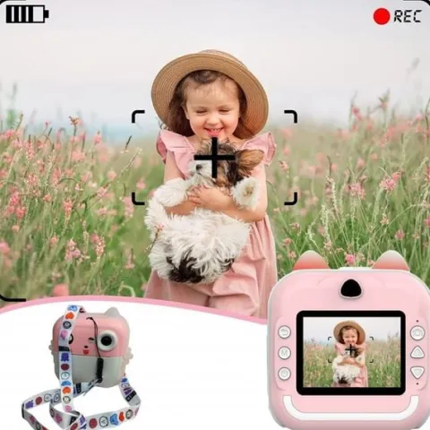 DRUKUŚ PRO MINI DRUKARKA TERMICZNA APARAT NATYCHMIASTOWY + 10 ROLEK GRATIS