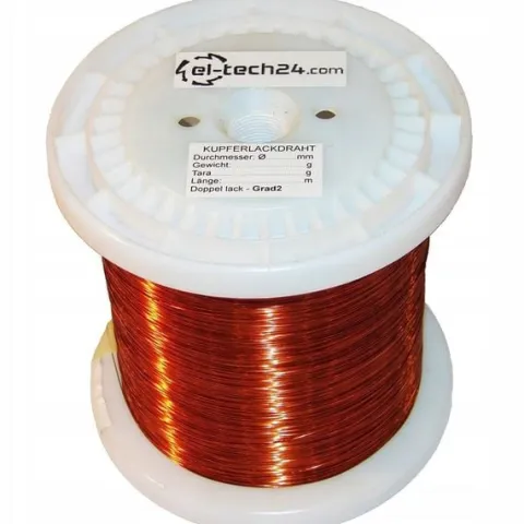 DRUT NAWOJOWY miedziany DN2E - 1mm - 1kg - 141m