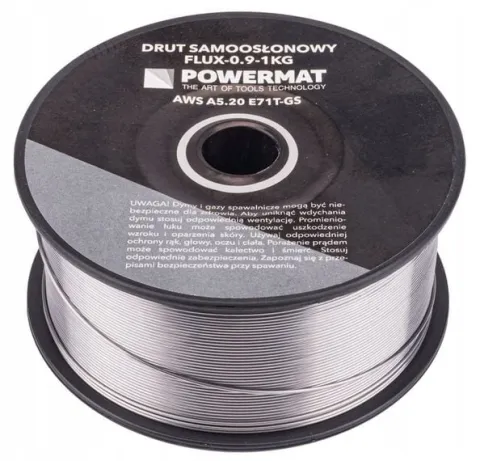 DRUT SPAWALNICZY SAMOOSŁONOWY FLUX 0,9MM 1KG FCAW FLUX-0.9-1KG