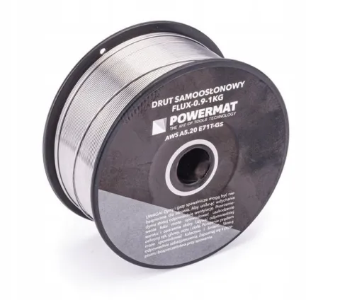 DRUT SPAWALNICZY SAMOOSŁONOWY FLUX 0,9MM 1KG FCAW FLUX-0.9-1KG