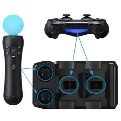 DUŻA Ładowarka STACJA DOKUJĄCA do PS4 DualShock MOVE Kontroler Pad 4w1