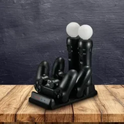 DUŻA Ładowarka STACJA DOKUJĄCA do PS4 DualShock MOVE Kontroler Pad 4w1