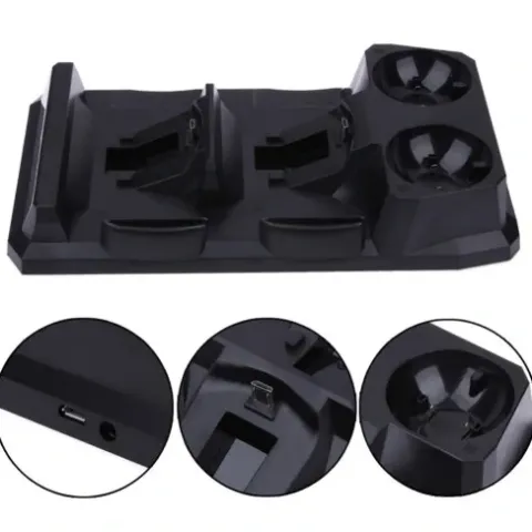 DUŻA Ładowarka STACJA DOKUJĄCA do PS4 DualShock MOVE Kontroler Pad 4w1