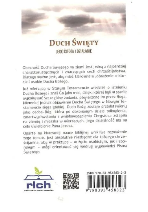 Duch Święty Jego istota i działanie - Ernst - August Bremicker - oprawa miękka