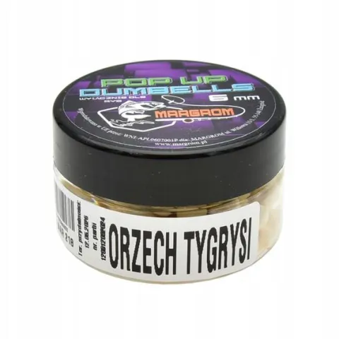 Dumbells POP UP 6 mm Margrom ORZECH TYGRYSI przynęta Method Feeder