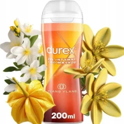 DUREX ŻEL INTYMNY na bazie wody lubrykant nawilżający do sexu masażu YLANG