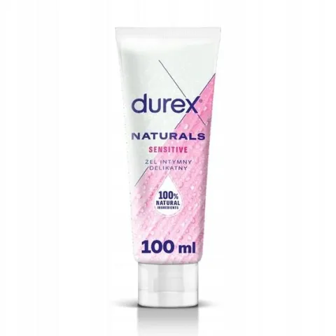 Durex Naturals Sensitive Delikatny Żel Intymny 100 ml Nawilżający z Aloesem