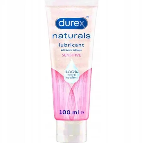 DUREX NATURALS SENSITIVE Żel Naturalny Lubrykant Wodny 100 ml Lekki Nawilża