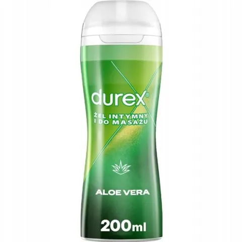 DUREX PLAY 2w1 ALOE VERA Żel Intymny 200 ml do sexu MASAŻU nawilżający