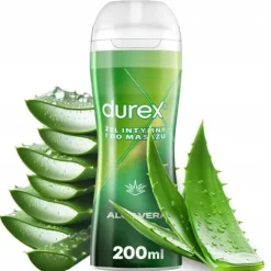 DUREX PLAY 2w1 ALOE VERA Żel Intymny 200 ml do sexu MASAŻU nawilżający