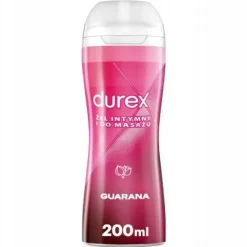 DUREX PLAY 2w1 GUARANA ŻEL INTYMNY POBUDZAJĄCY 200ml DO MASAŻU SEKSU