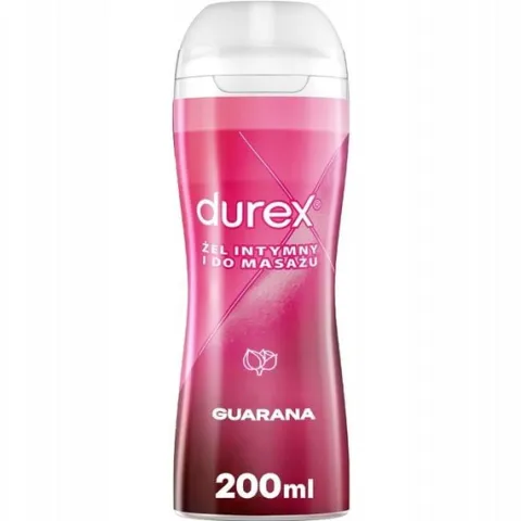 DUREX PLAY 2w1 GUARANA ŻEL INTYMNY POBUDZAJĄCY 200ml DO MASAŻU SEKSU