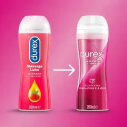 DUREX PLAY 2w1 GUARANA ŻEL INTYMNY POBUDZAJĄCY 200ml DO MASAŻU SEKSU