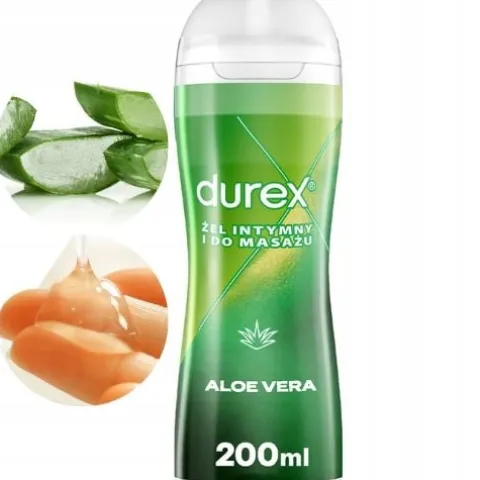 DUREX PLAY 2w1 Nawilżający Żel z Aloesem RELAKSUJĄCY 200 ml Do Masażu Sexu