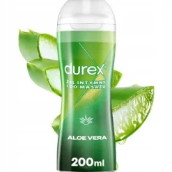 DUREX PLAY 2w1 Nawilżający Żel z Aloesem RELAKSUJĄCY 200 ml Do Masażu Sexu