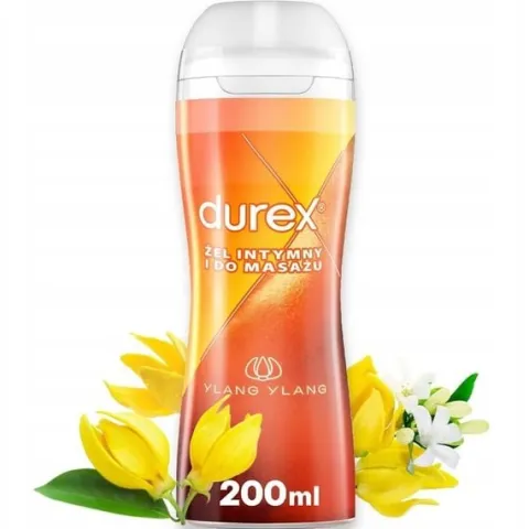 DUREX PLAY 2w1 YLANG YLANG Lekki Jedwabisty Żel Intymny Masaż Sex 200ml