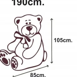 Duży Miś Pluszowy Ogromny pluszak Gigant 190 cm