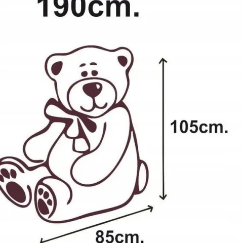 Duży Miś Pluszowy Ogromny pluszak Gigant 190 cm