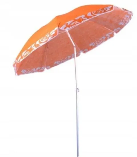 DUŻY PARASOL OGRODOWY PLAŻOWY TNT 180 cm ŁAMANY