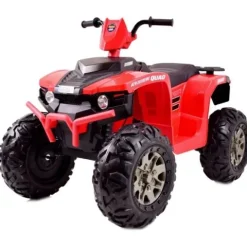 DUŻY QUAD NA AKUMULATOR, MIĘKKIE SIEDZENIE, MIĘKKIE KOŁA/CH9955
