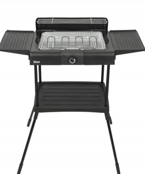DUŻY STOJĄCY GRILL ELEKTRYCZNY OGRODOWY TERMOSTAT 2400W 6W1 XXL